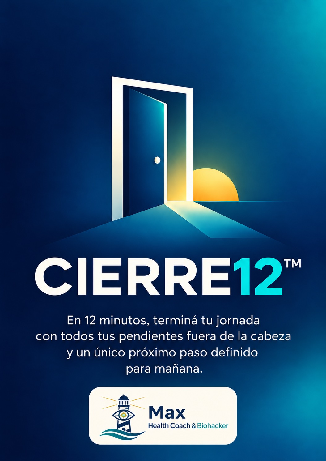 Portada de CIERRE12 con logo de Max